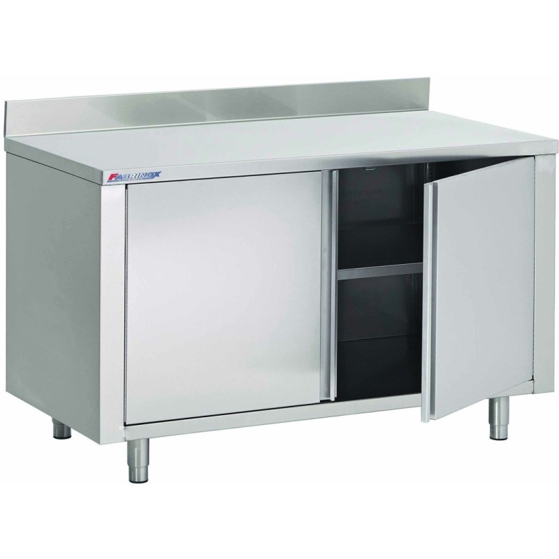 Table Armoire Adossee Portes Battantes Prof. 600 - Fabrinox