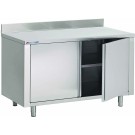 Table Armoire Adossee Portes Battantes Prof. 600 - Fabrinox