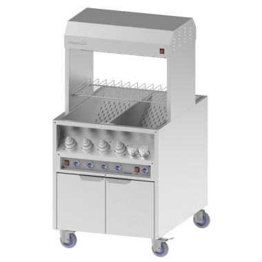 Poste de salage chauffe sauce traversant 800 - Casselin