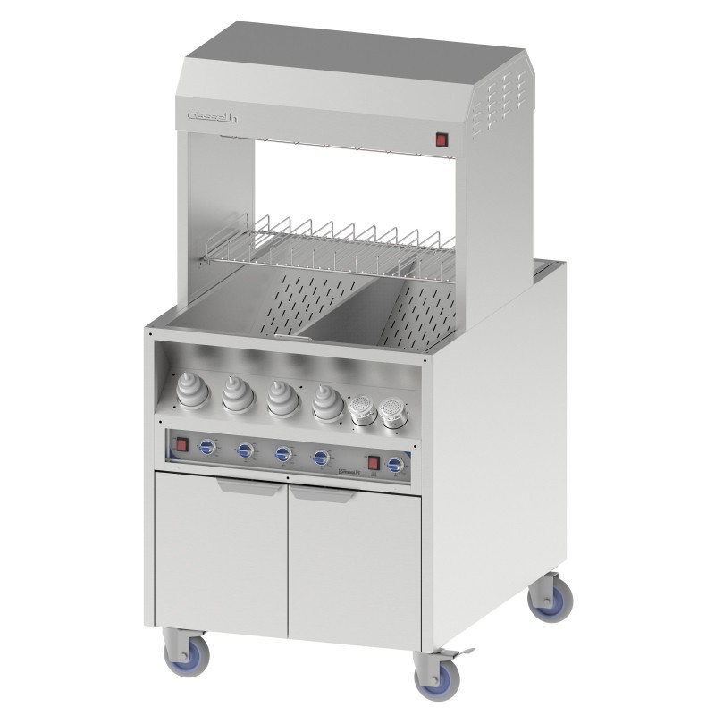 Poste de salage chauffe sauce traversant 800 - Casselin