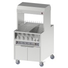 Poste de salage chauffe sauce traversant 800 - Casselin