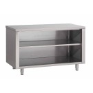 Table Armoire Centrale Ouverte Sans Portes Prof. 500 - Fabrinox