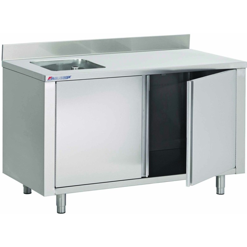 Table Armoire Adossee Du Chef Portes Battantes Prof. 700 - Fabrinox