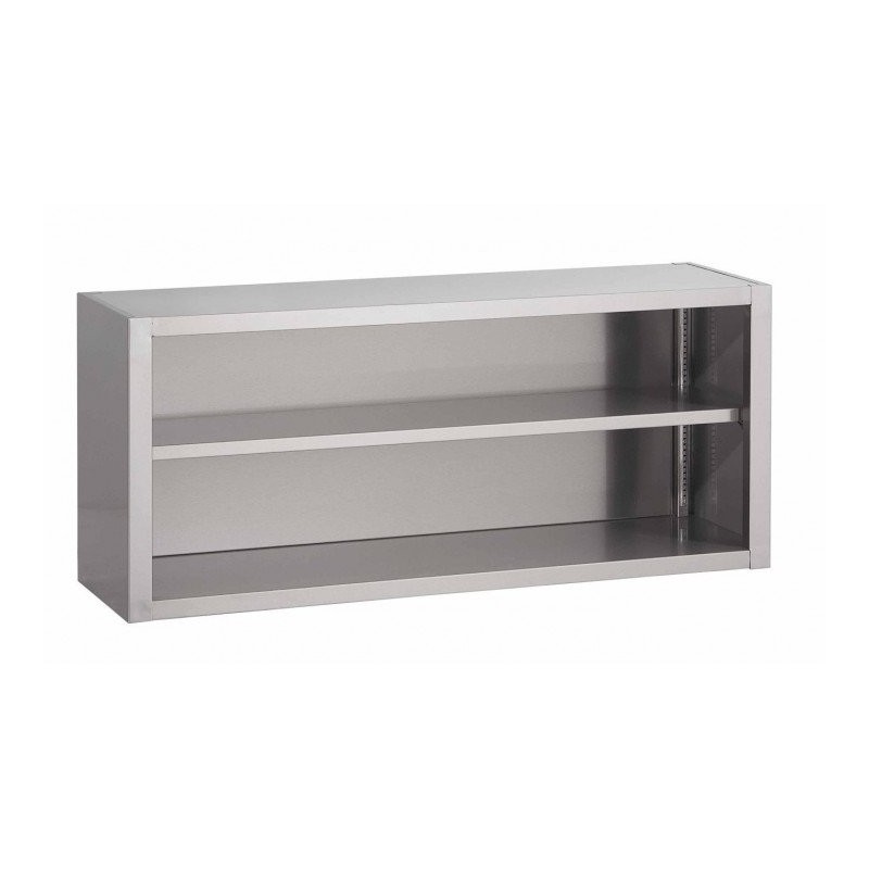 Armoire Inox Murale Ouverte (P)600 X (H)600 Mm, À Fixer, Aisi 430 - Fabrinox