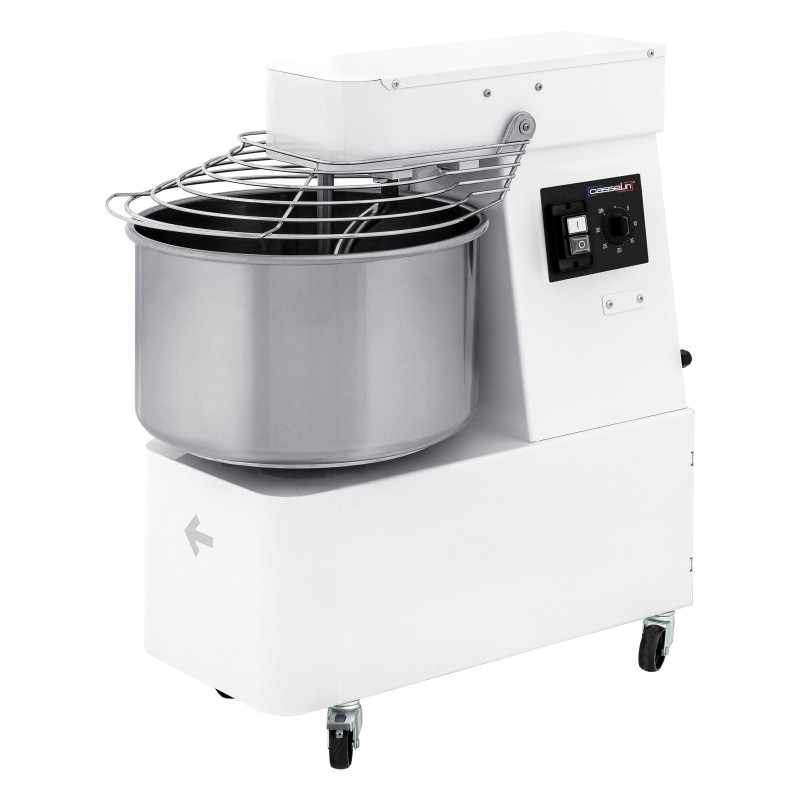 Pétrin à spirale tête et cuve fixes 5Kg - Casselin