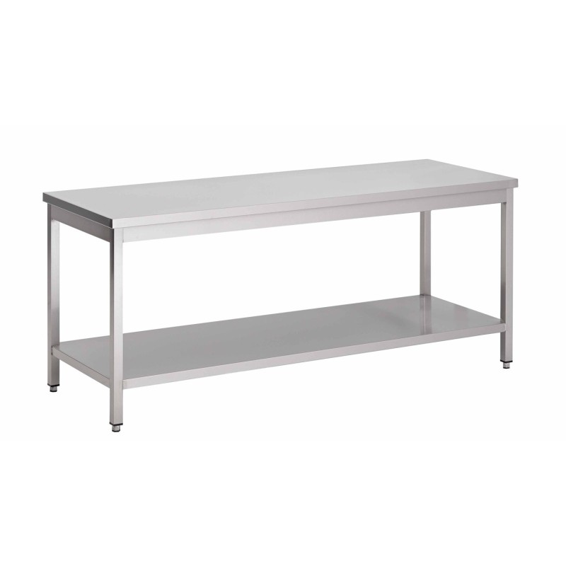 Table Centrale Avec 1 Sous-Tablette Prof. 500 - ShopDesChefs