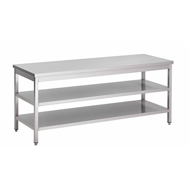 Table Centrale Avec 2 Sous-Tablettesprof. 500 - ShopDesChefs
