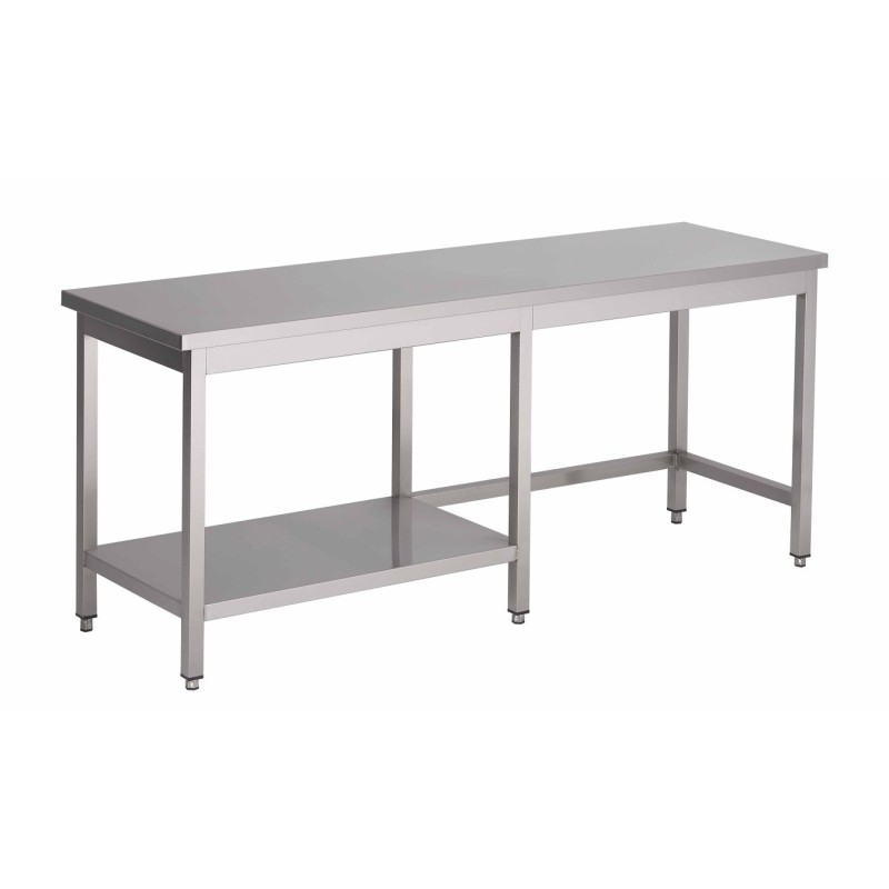 Table Centrale Avec Demi Sous-Tablette Prof. 700 - ShopDesChefs