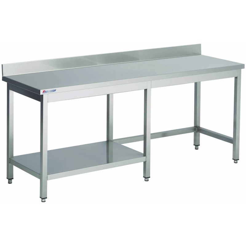 Table Adossee Avec Demi Sous-Tablette Prof. 700 - ShopDesChefs