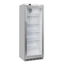 Armoire positive vitrée 400 L Inox - Casselin