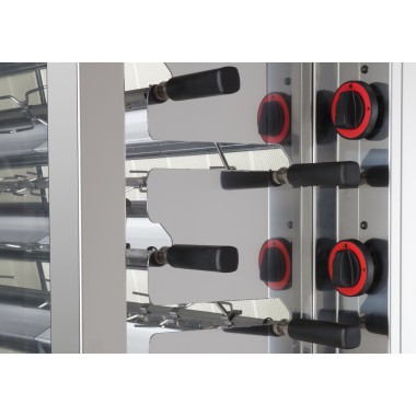 Féca - Rôtissoire professionnelle gaz de 15 broches