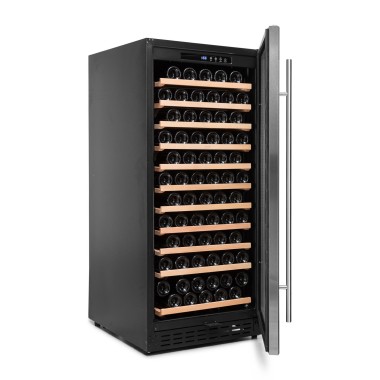 Vinobox - Cave à vin inox 110 bouteilles 1 température