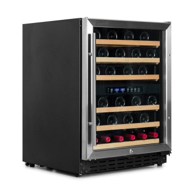 Vinobox - Cave à vin inox - 2 températures - 50 bouteilles