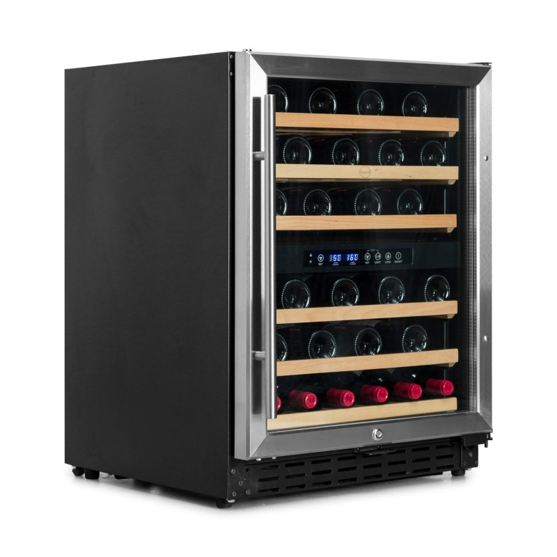 Vinobox - Cave à vin inox - 2 températures - 50 bouteilles