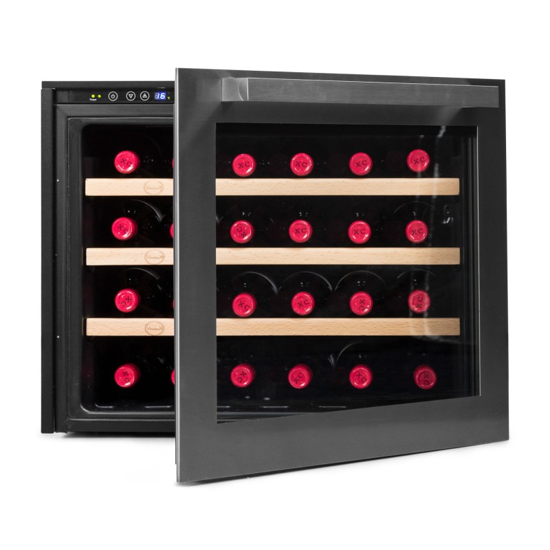 Vinobox - Cave à vin 24 bouteilles design inox