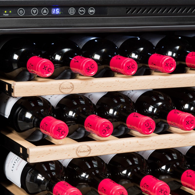 Vinobox - Cave à vin 24 bouteilles design inox