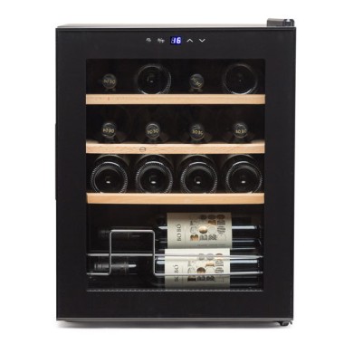 Vinobox - Cave à vin noire de 16 bouteilles