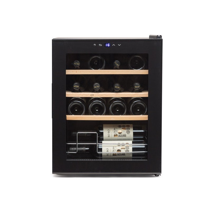 Vinobox - Cave à vin noire de 16 bouteilles