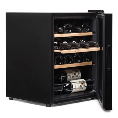 Vinobox - Cave à vin noire de 16 bouteilles