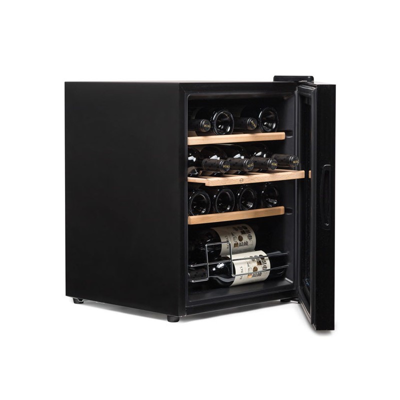 Vinobox - Cave à vin noire de 16 bouteilles
