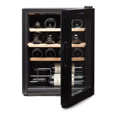 Vinobox - Cave à vin noire de 16 bouteilles