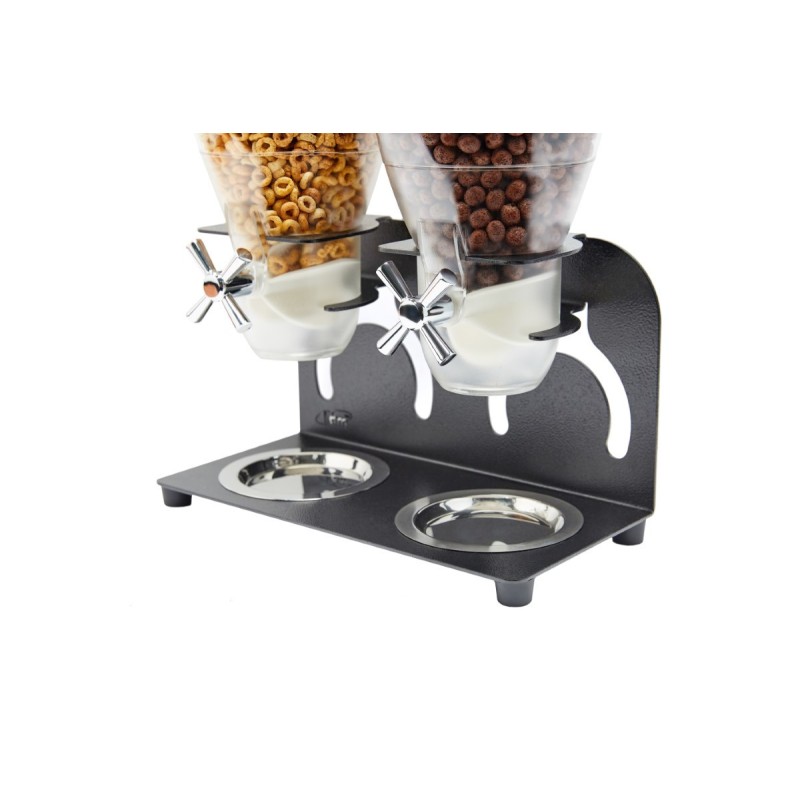 IDM - Distributeur de céréales noir - 2 cylindres - KELL200-BL