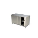 Table chauffante avec portes coulissantes sans dosseret - Ristopro