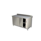 Table chauffante avec portes coulissantes avec dosseret - Ristopro