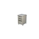Meuble 2 petits tiroirs + 1 grand tiroir sans dosseret - Ristopro
