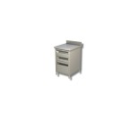 Meuble 2 petits tiroirs + 1 grand tiroir avec dosseret - Ristopro