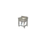 Plonge 1 Evier avec Etagère - Gamme 600 - Ristopro