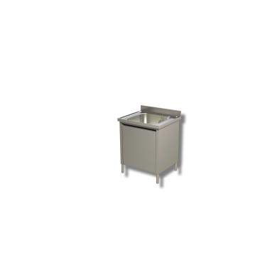 Plonge Inox sur Meuble Porte Battante - Gamme 600 - Ristopro