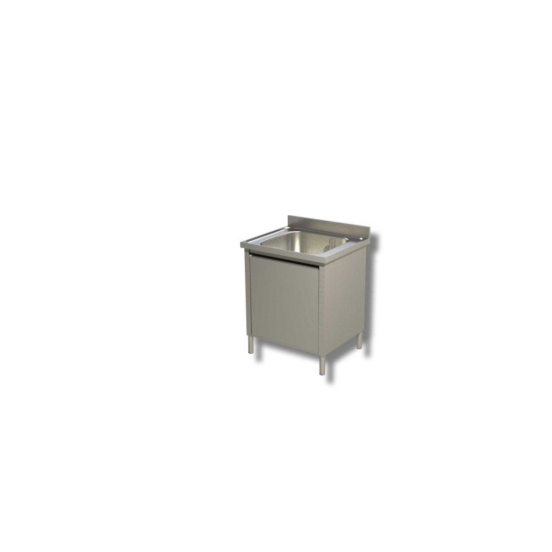 Plonge Inox sur Meuble Porte Battante - Gamme 700 - Ristopro
