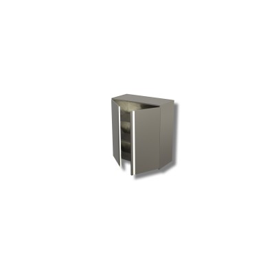 Armoire murale 2 etageres avec 1 porte battante  - Ristopro