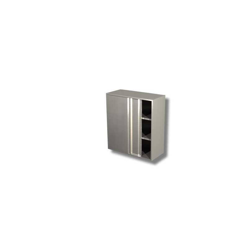 Armoire murale 2 etageres avec portes coulissantes - Ristopro