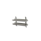 2 etageres console (a monter avec 3 cremailleres) - Ristopro