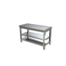 Table avec 2 etageres sans dosseret - Ristopro