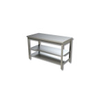 Table avec 2 etageres sans dosseret - Ristopro