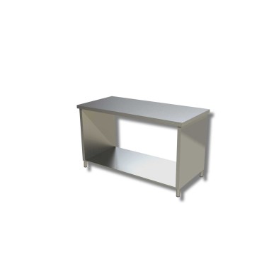 Table avec etagere et panneaux lateraux - Ristopro