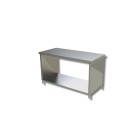 Table avec etagere et panneaux lateraux - Ristopro