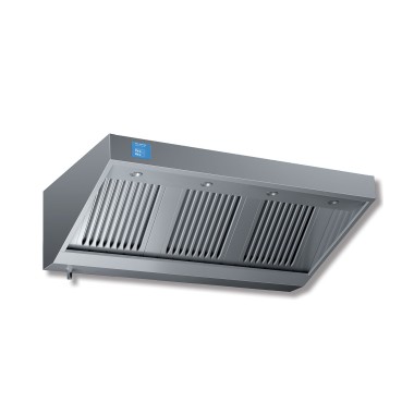 Hotte Murale professionnelle avec moteur de 1200 à 3000 mm 3 à 6 spots - Ristopro