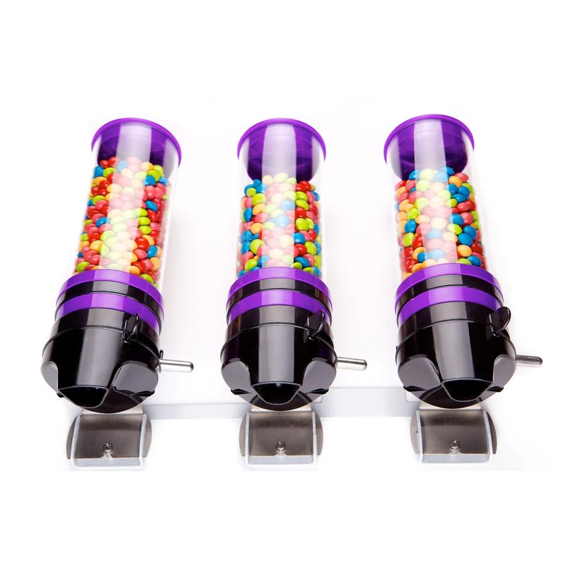 IDM - Distributeur de garnitures pour glace - 3 cylindres - HCT3-1L - PURPLE