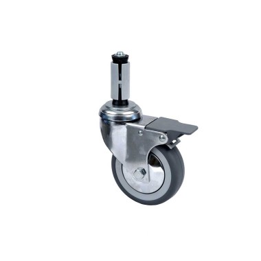 Paire de Roues Pivotantes avec Frein pour Table Inox - Ristopro