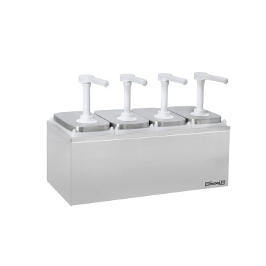 Casselin - Pompe à sauce neutre 4 x 2L