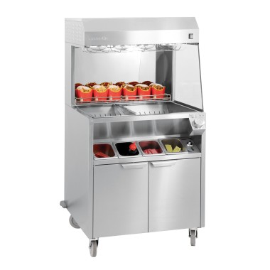 Casselin - Poste de salage double chauffe 800