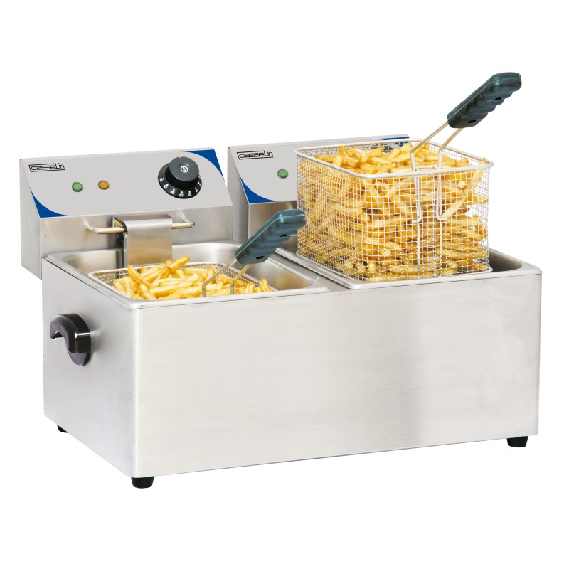 Casselin - Friteuse électrique 2 x 4 litres