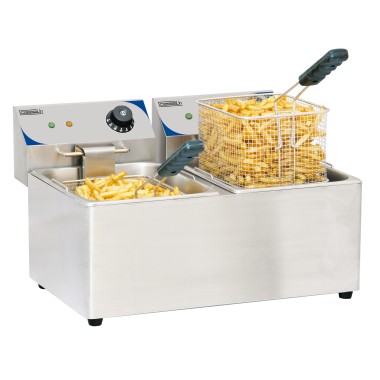 Casselin - Friteuse électrique 2 x 8 litres