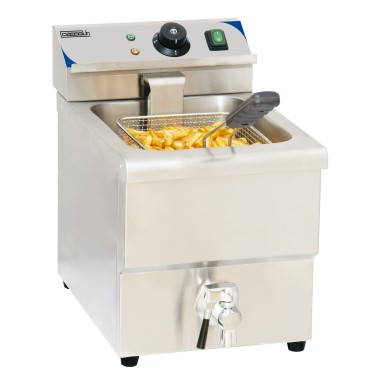 Casselin - Friteuse électrique avec vanne de vidange 8 litres