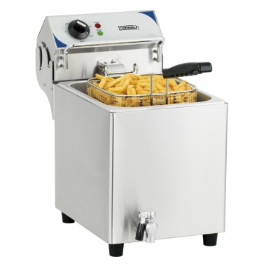 Casselin - Friteuse électrique avec vanne de vidange 7 litres