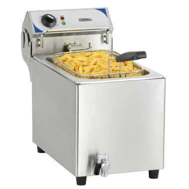 Casselin - Friteuse électrique avec vanne de vidange 10 litres